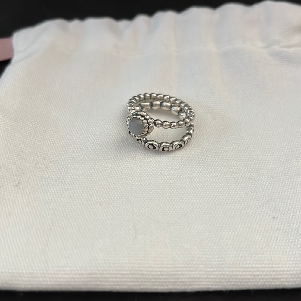 2 Pandora stackable rings